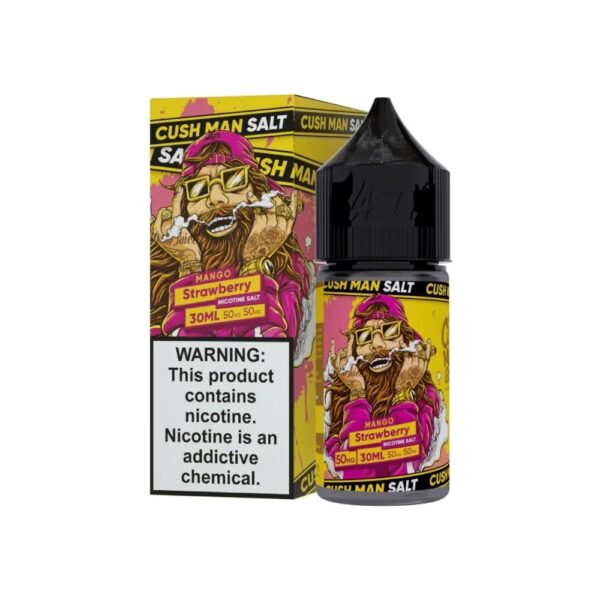 Olgun mango ve taze çilek aromalı Nasty Juice Cushman, uygun fiyatıyla yüksek salt nikotin keyfi sunar.