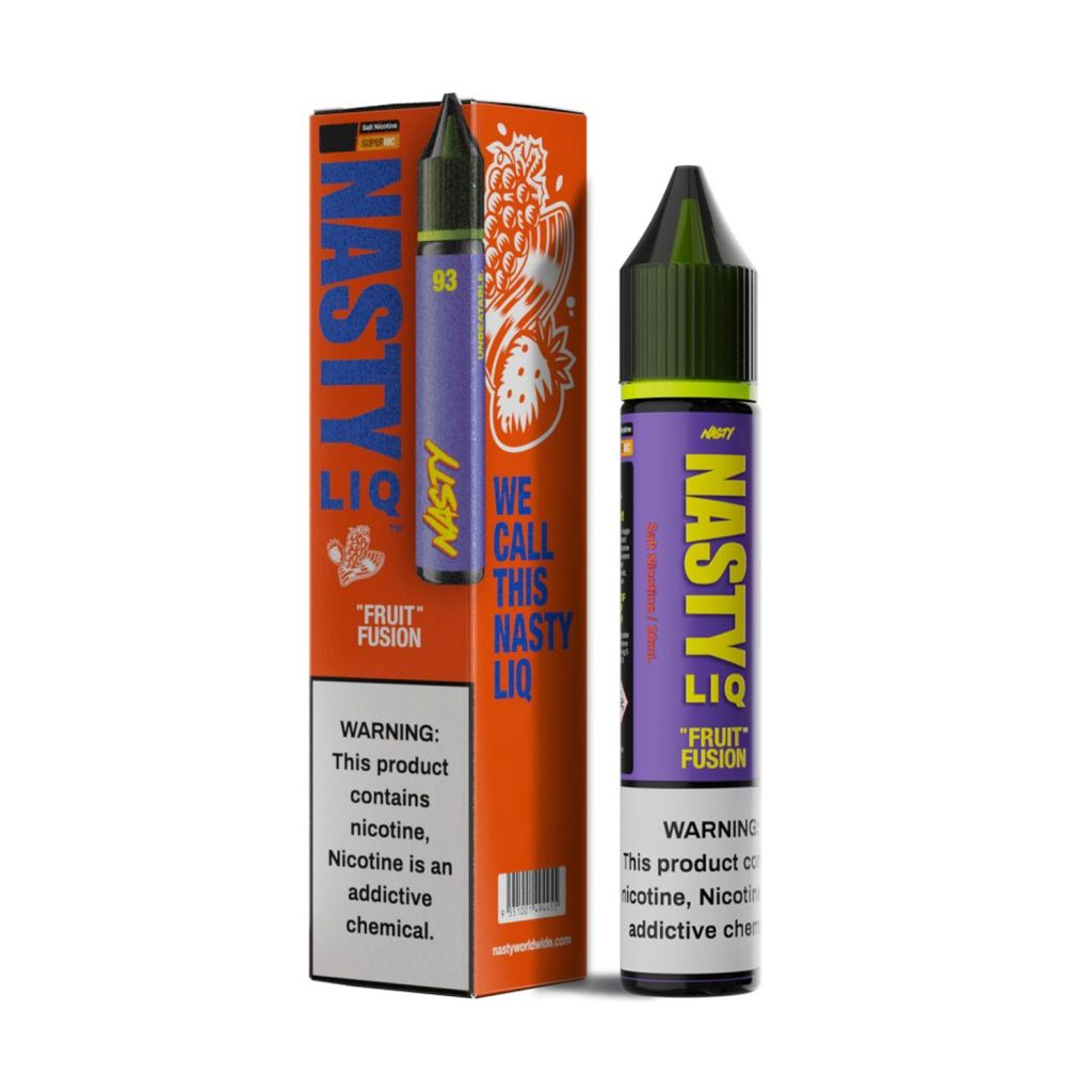 Nasty Liq Fruit Fusion Likit Uygun fiyatlı Nasty Liq Fruit Fusion likit ile yoğun meyve karışımı ve premium salt nikotin buhar deneyimini keşfedin.