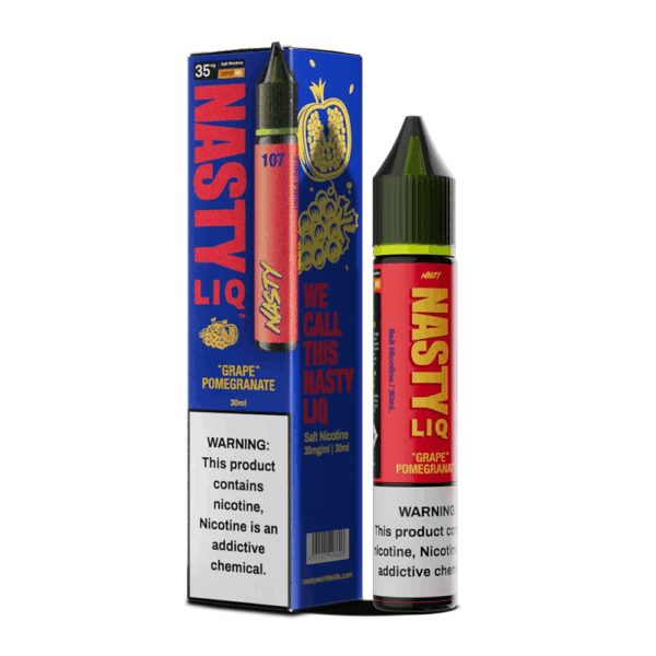 Üzüm ve nar aromalarıyla yoğun buhar keyfi sunan bu salt nikotin likit, pod sistemler için uygun fiyatlı bir seçenek.