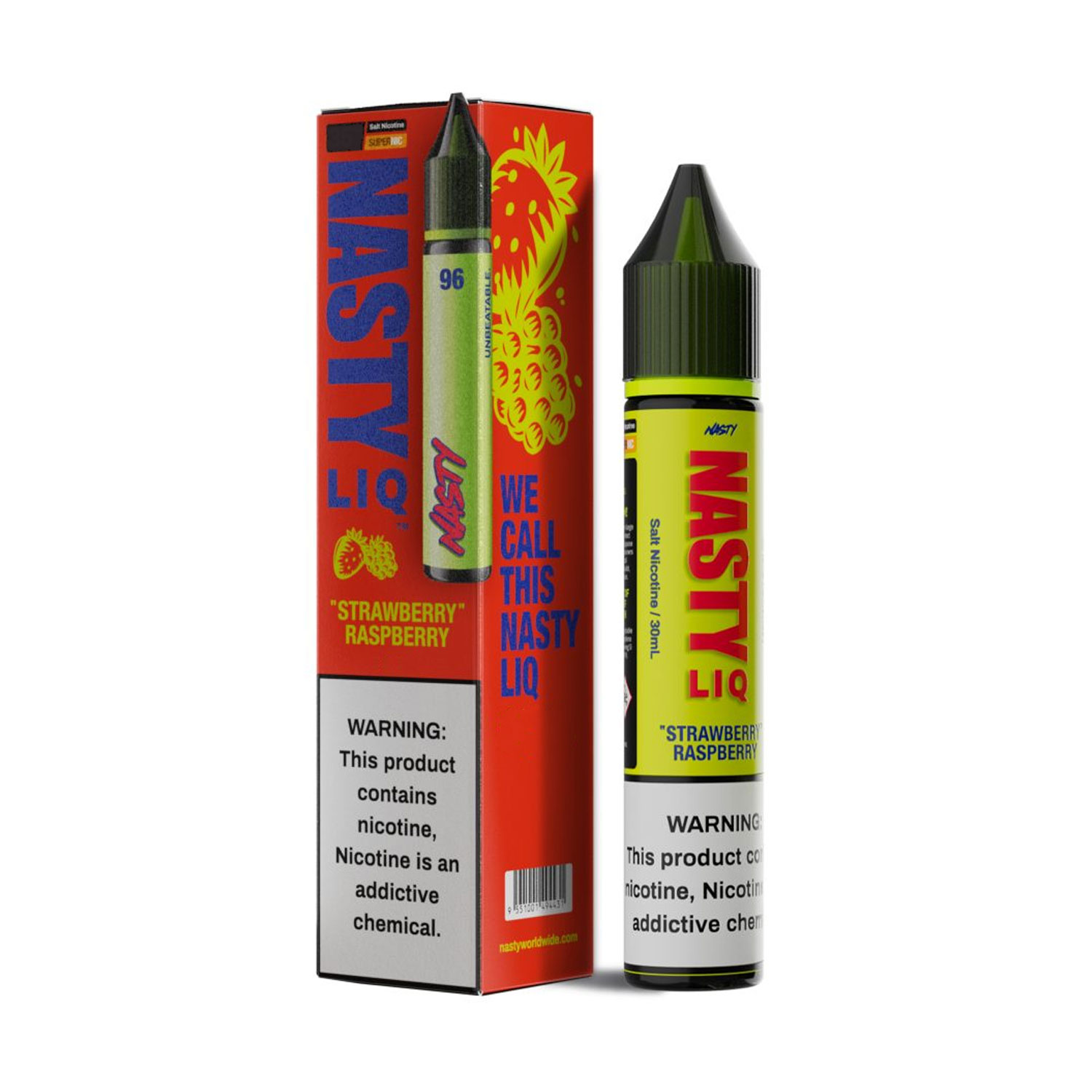 Nasty Liq Strawberry Raspberry Likit Uygun fiyatıyla çilek ve ahududu aromalı bu salt nikotin likiti ferahlatıcı bir içim sunar.