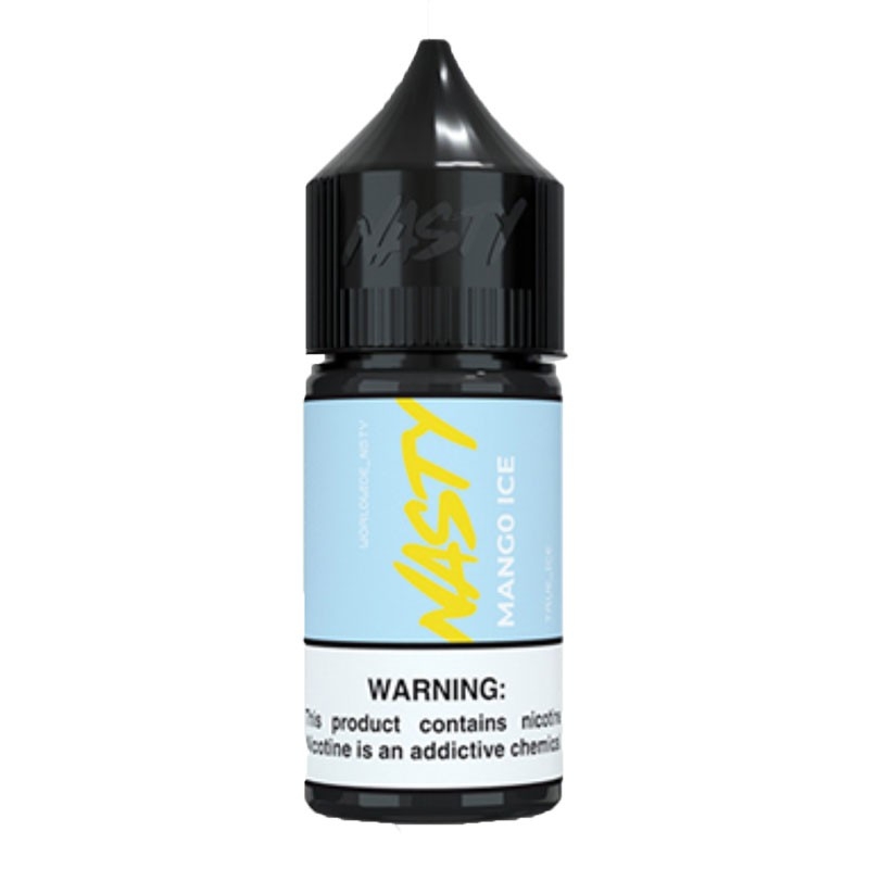 Nasty Mango Ice Salt Likit Uygun fiyatıyla taze mango ve buz aromalı Nasty Mango Ice salt nikotin likit, yoğun lezzet ve yüksek buhar sunar.