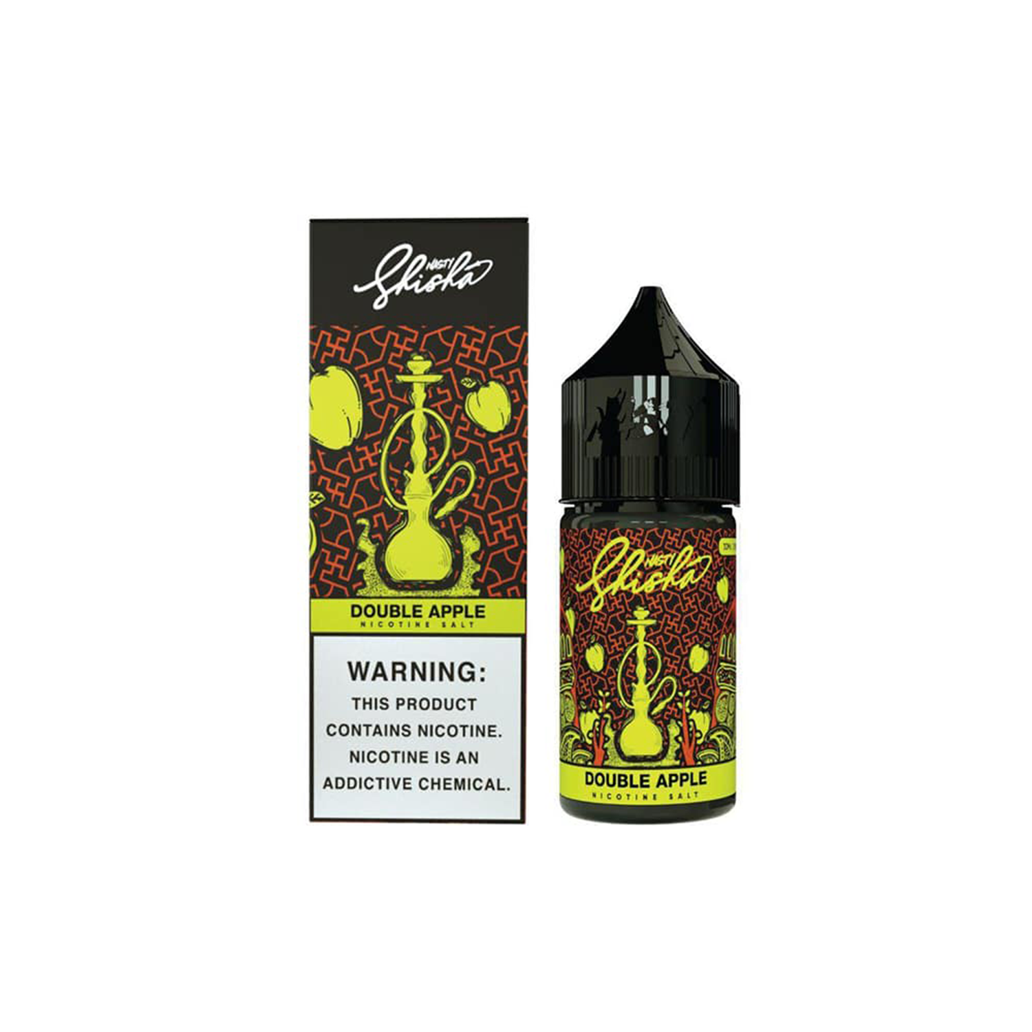 Nasty Shisha Double Apple Salt Likit Yoğun elma aromalı Nasty Shisha Double Apple Salt Likit, yüksek salt nikotin ve uygun fiyatla tatmin edici buhar keyfi sunar.