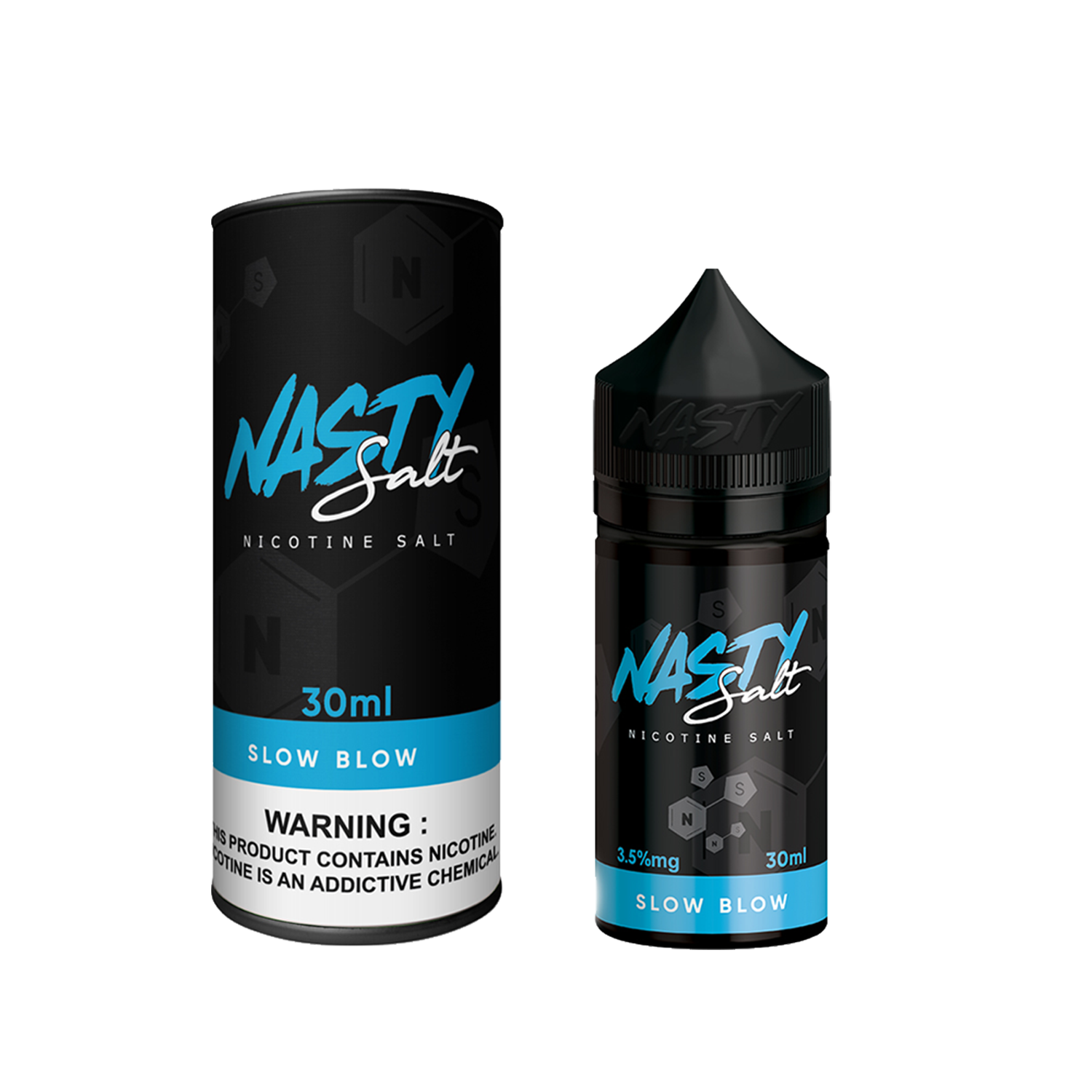 Nasty Slow Blow 30ML Ferahlatıcı Ananas Uygun fiyatlı Nasty Slow Blow 30 ML, taze ananas ve limonun ferahlatıcı uyumunu salt nikotin ile sunar.