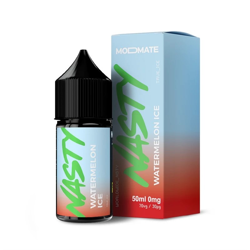 Nasty Watermelon Ice Likit Ferah karpuz aromalı Nasty Watermelon Ice likit, uygun fiyatı ve premium salt nikotiniyle yoğun buhar keyfi sunar.