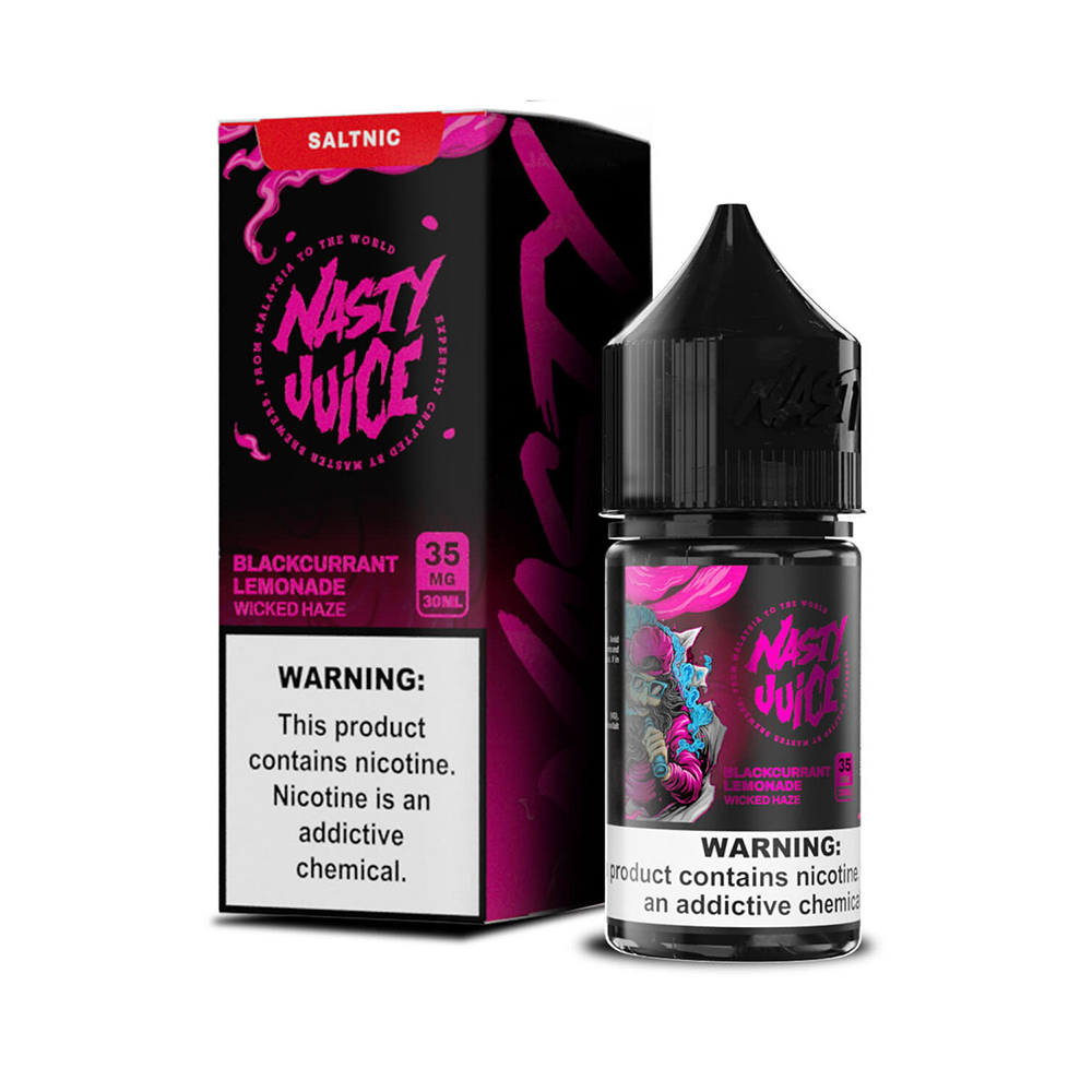 Nasty Wicked Haze Salt Likit Uygun fiyatlı Nasty Wicked Haze Salt Likit, yoğun ananas ve mango aromalarıyla pod cihazlar için yüksek salt nikotin içerir.