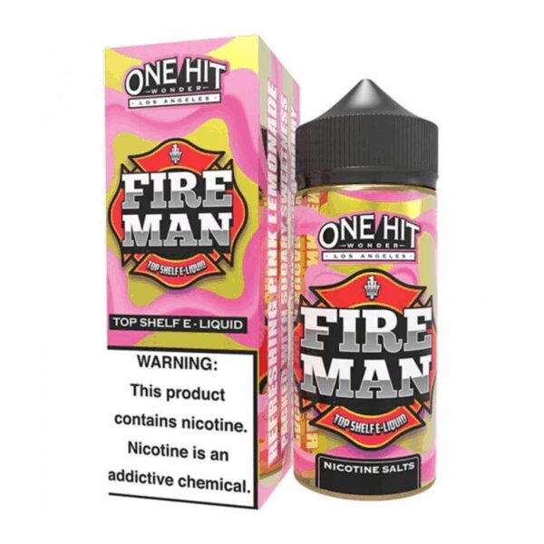 Zengin meyve karışımı aromasıyla uygun fiyata yüksek performanslı salt nikotin deneyimi sunan One Hit Wonder Fire Man E-Likit 100ml.