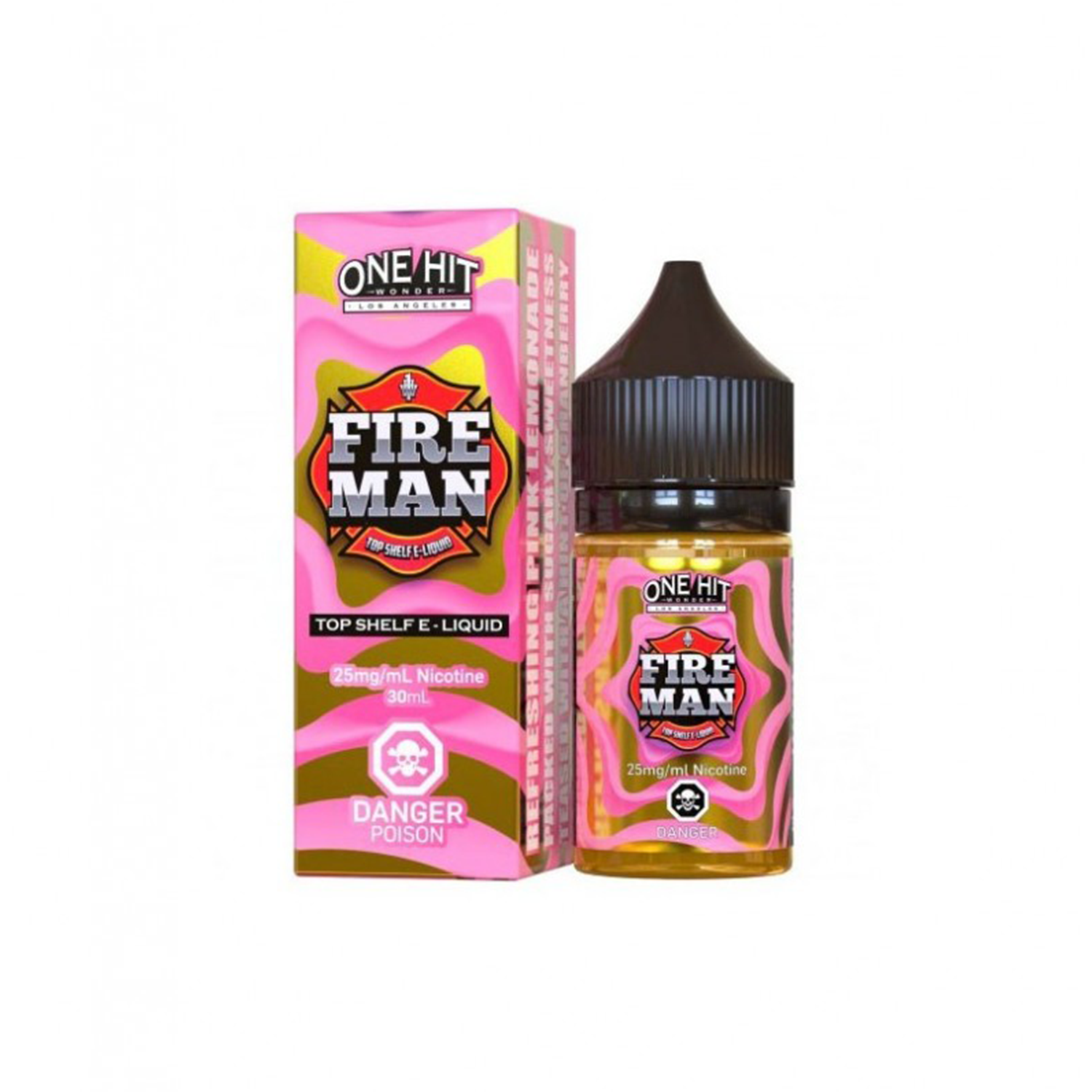 One Hit Wonder Fire Man 30ml Premium Uygun fiyatlı 30ml One Hit Wonder Fire Man salt nikotin likiti, yoğun lezzet ve anında etki sunar.