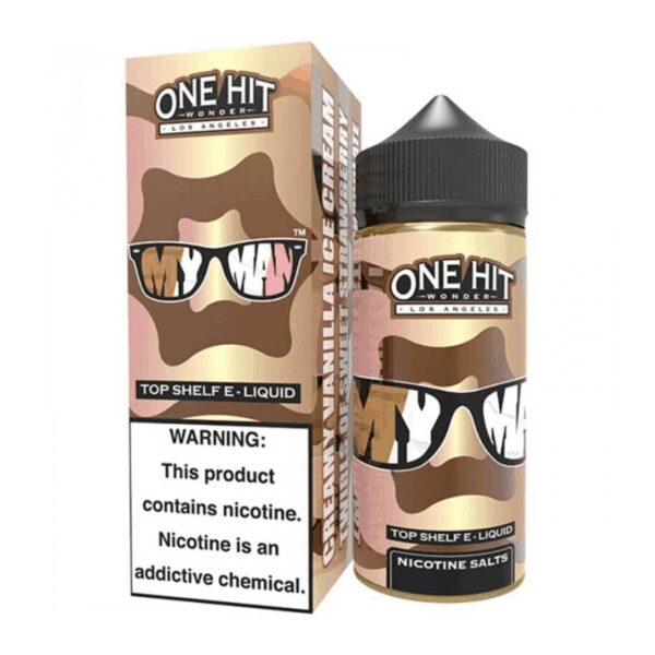 Yoğun dondurma tadıyla uygun fiyatlı premium salt nikotin sıvısı One Hit Wonder My Man 100ml.
