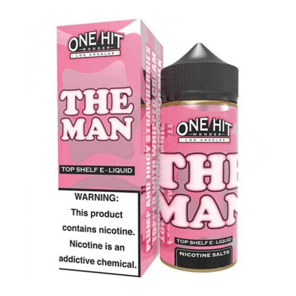 Uygun fiyatıyla premium salt nikotin deneyimi sunan One Hit Wonder The Man 100ml e-likit.