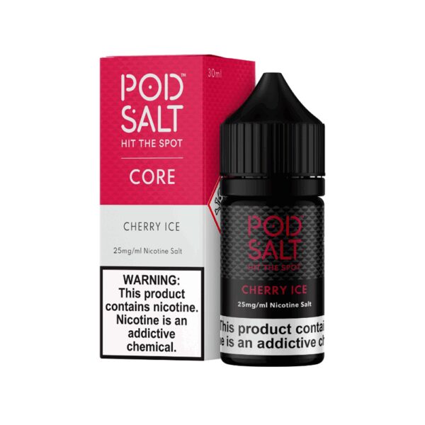Uygun fiyatlı Pod Salt Cherry Ice, canlı vişne ve ferahlatıcı buz aromasını yüksek salt nikotinle birleştirir.