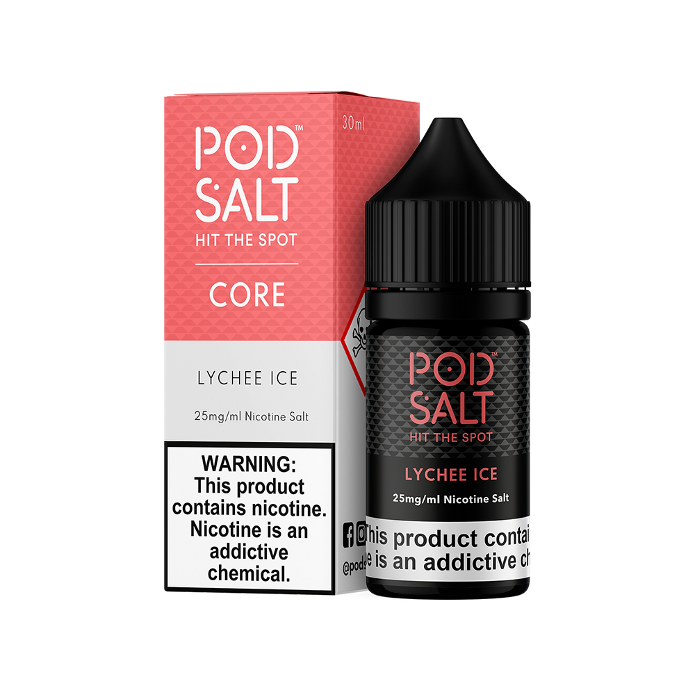 Pod Salt Lychee Ice Likit Uygun fiyatlı Pod Salt Lychee Ice, taze liçi aromasını buz ferahlığı ve yüksek salt nikotin ile sunar.