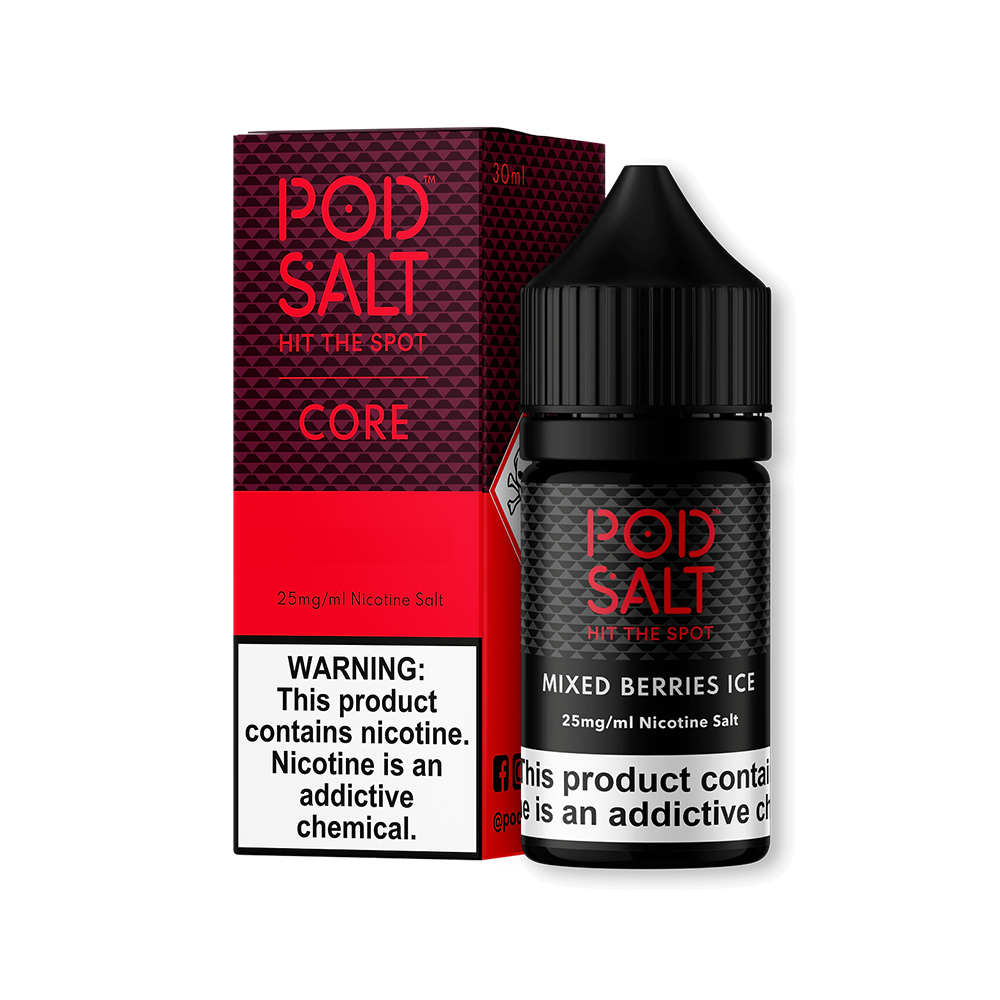 Pod Salt Mixed Berries Ice Buz Serinliği Uygun fiyatlı Pod Salt Mixed Berries Ice, karışık meyve ve buz serinliği sunan yüksek konsantrasyonlu bir salt likittir.
