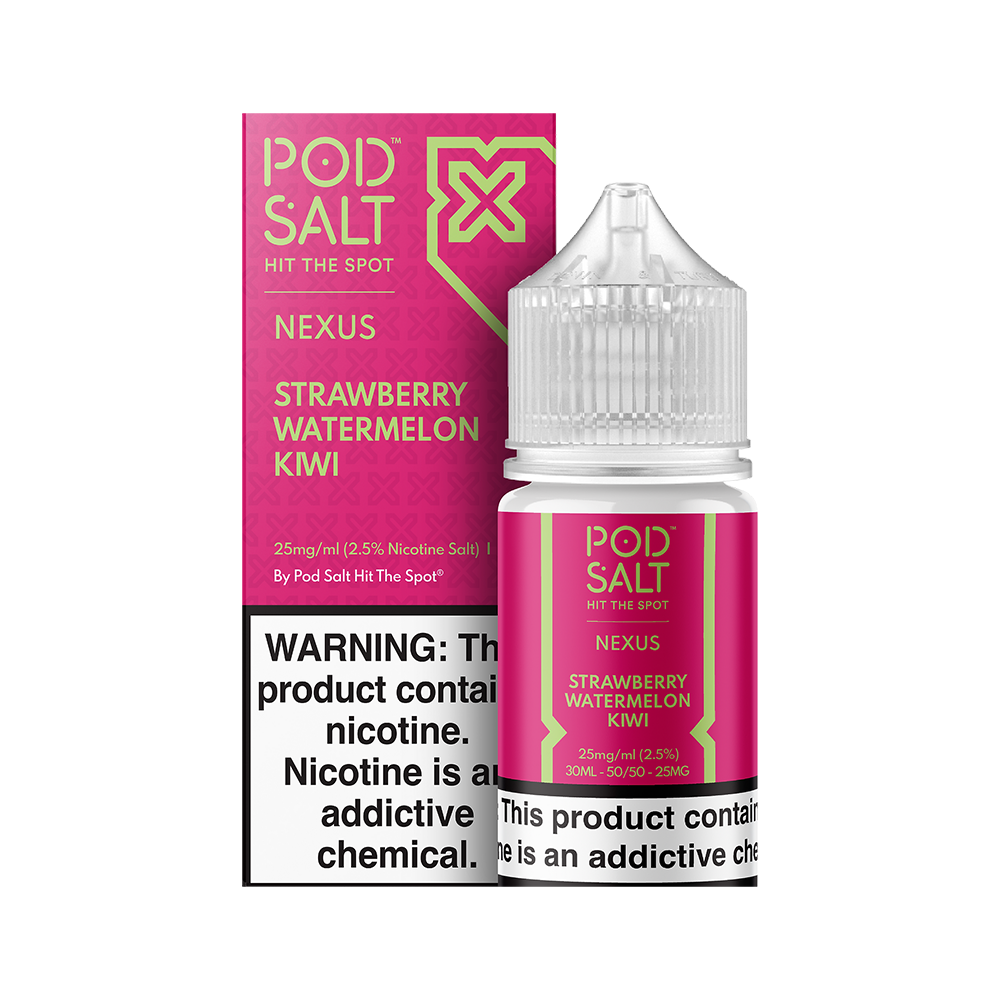 Pod Salt Strawberry Watermelon Kiwi Likit Uygun fiyatıyla çilek karpuz kivi karışımı ferahlatıcı salt nikotin sıvısı.