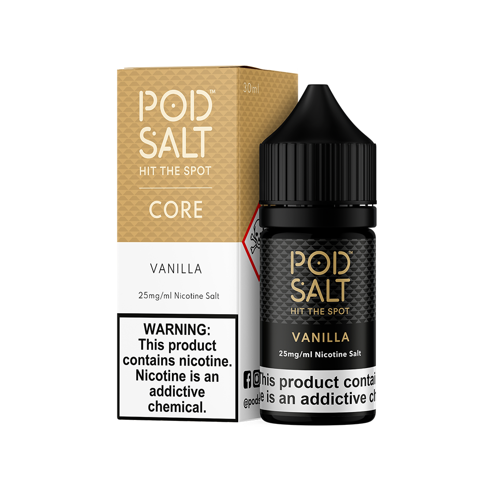Pod Salt Vanilla Salt Likit Vanilya aromalı salt nikotin likit, uygun fiyatıyla pod sistemlerde yoğun buhar keyfi sunar.