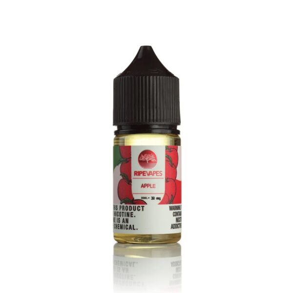 Uygun fiyatlı Ripe Vapes Apple 30ml likit, taze elma aromasını yoğun salt nikotin ile sunar.