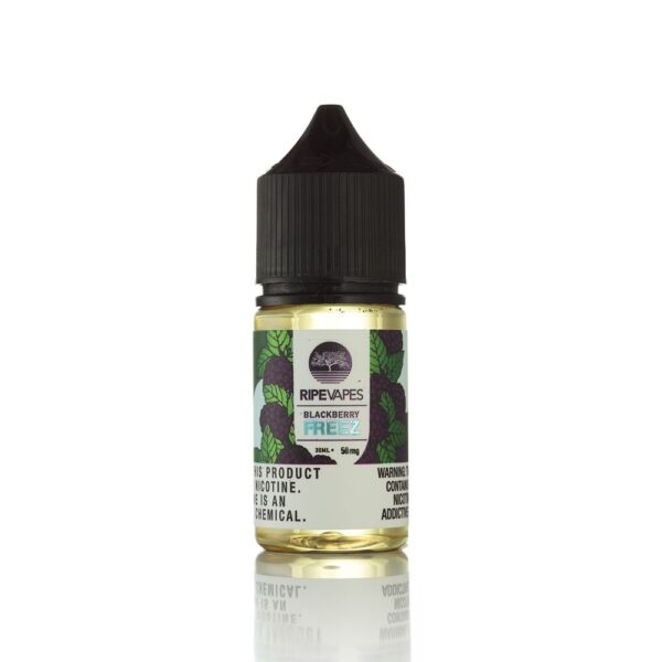 Uygun fiyatlı 30ml Ripe Vapes Blackberry Freez likiti, ferah böğürtlen tadı ve yüksek salt nikotin ile tatmin edici buhar sunar.
