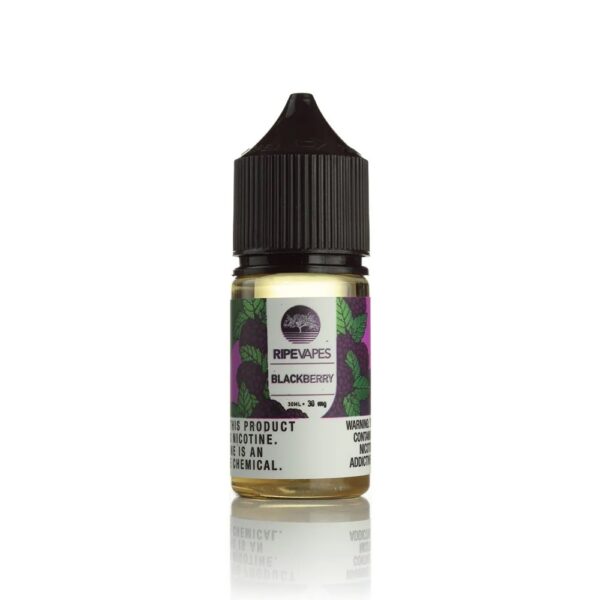 30ml Ripe Vapes Blackberry salt nikotin likit, yoğun böğürtlen tadı ve uygun fiyatıyla güçlü bir lezzet sunar.