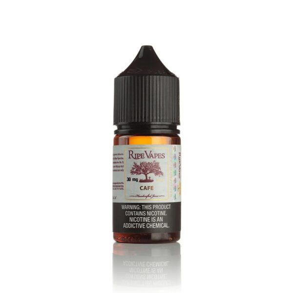 Ripe Vapes Cafe 30ml salt nikotin likit, zengin kahve aroması ve uygun fiyatıyla premium lezzet sunar.