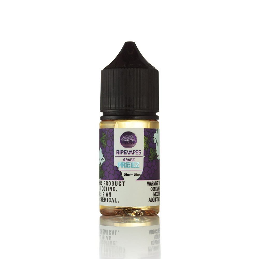 Ripe Vapes Grape Freez Salt Likit 30ml Uygun fiyatlı Ripe Vapes Grape Freez 30ml, yoğun dondurulmuş üzüm tadı ve pürüzsüz salt nikotin sunar.