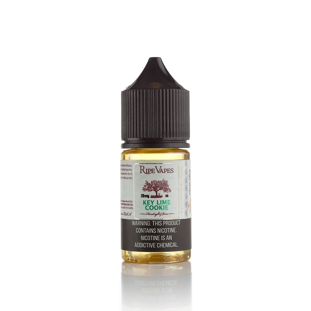 Ripe Vapes Key Lime Cookie Salt Likit 30ml Taze Limon Taze limon ve kurabiye aromalarını uygun fiyatla sunan Ripe Vapes Key Lime Cookie 30ml salt nikotin likiti.