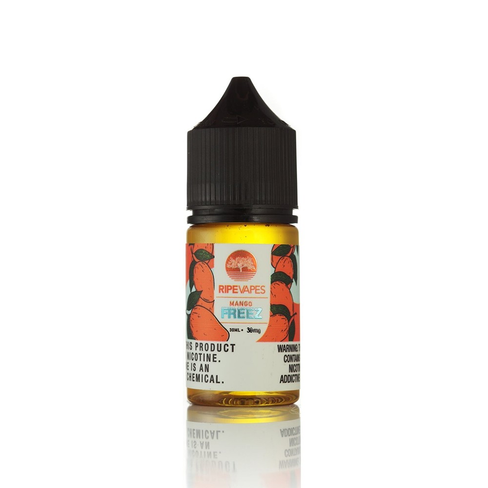 Ripe Vapes Mango Freez 30ml Uygun fiyatlı Ripe Vapes Mango Freez 30ml, taze mango ve ferahlatıcı nane aromalı salt nikotin likiti.