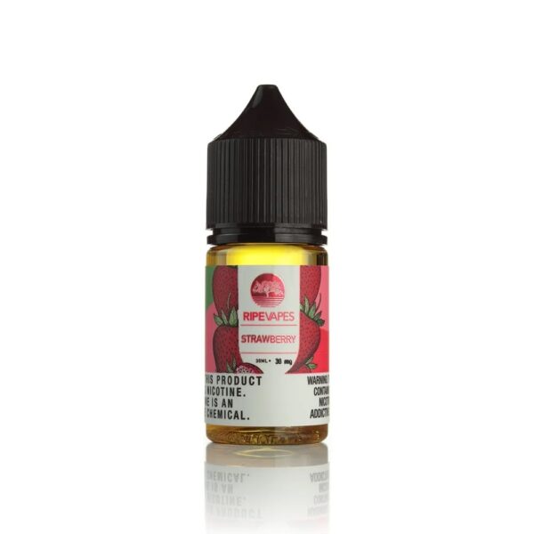 Ripe Vapes 30ml çilek likiti, yoğun meyve aroması ve salt nikotin ile uygun fiyata güçlü bir tatmin sunar.