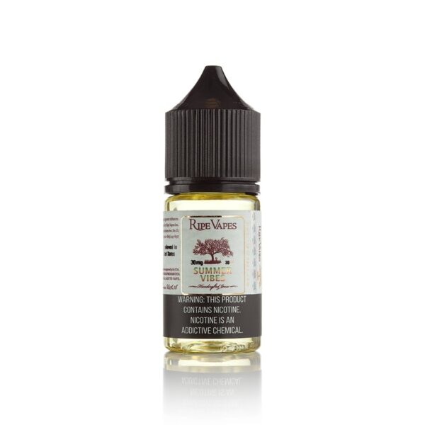 Ferah meyve karışımı ve yüksek salt nikotin sunan Ripe Vapes Summer Vibes 30ml, uygun fiyatlı bir seçenek.