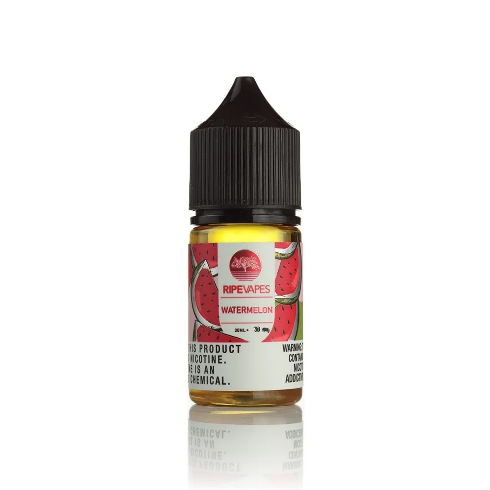 Ripe Vapes Watermelon 30ml Uygun fiyatıyla taze karpuz aromasının yoğun salt nikotinle buluştuğu ferahlatıcı bir likit.