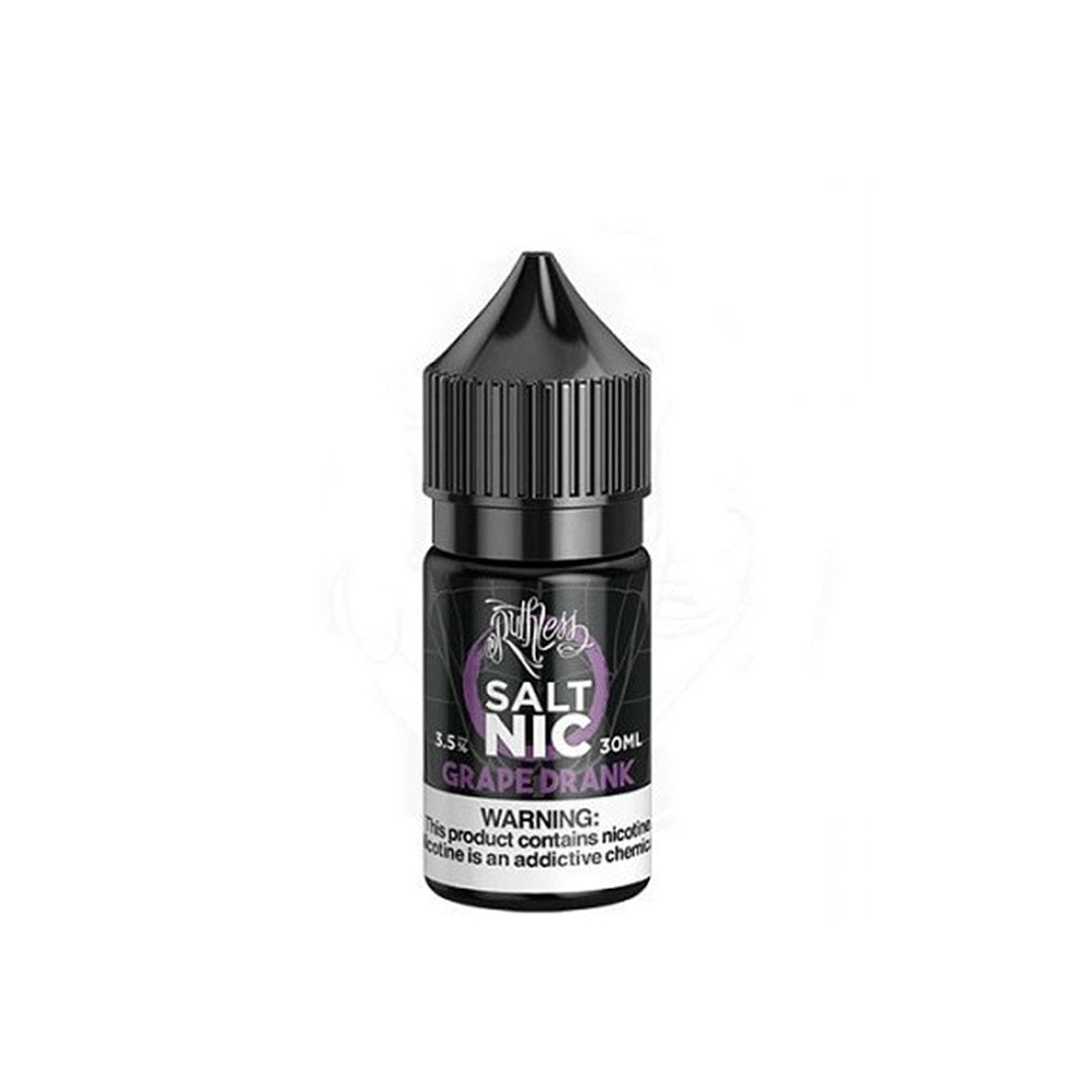 Ruthless Grape Drank 30ml Yoğun üzüm aroması ve yüksek salt nikotin ile güçlü bir tat sunan 30ml premium e-likit, uygun fiyatıyla dikkat çekiyor.