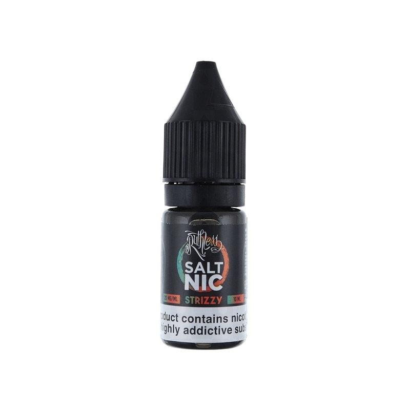 Ruthless Nicotine Salt Strizzy 30ml Yoğun Buhar Ruthless Strizzy 30ml salt nikotin ile uygun fiyata yüksek performans ve yoğun buhar deneyimi yaşayın.