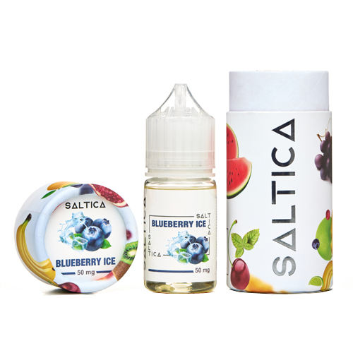 Saltica Blueberry Ice Salt Likit Uygun fiyatlı Saltica Blueberry Ice, ferah yaban mersini ve buz etkisini yüksek kaliteli salt nikotin ile birleştirir.