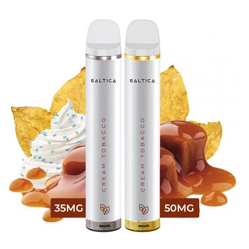 Saltica Cream Tobacco Kullan At Vape Uygun fiyata zengin kremsi tütün aroması ve uzun ömürlü pil sunan Saltica Cream Tobacco kullan-at vape.