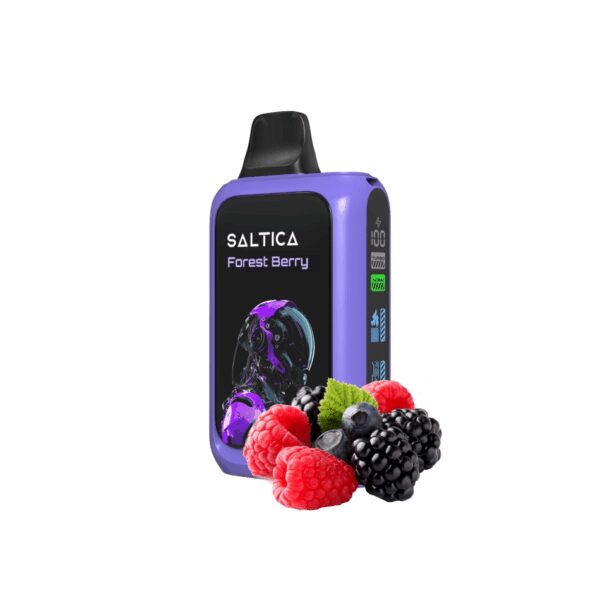 Uygun fiyatıyla orman meyveleri aromalı Saltica Cyber 18000, yüksek kapasiteli salt nikotin ve uzun süreli kullanım sunar.