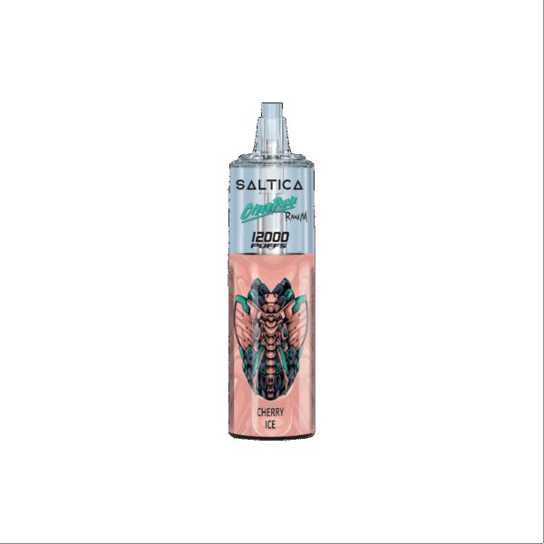 Uygun fiyatlı Saltica Cyberpunk 12000 puf kullan-at vape bar, taze kiraz buz aroması ve güçlü salt nikotin ile uzun süreli keyif sunar.