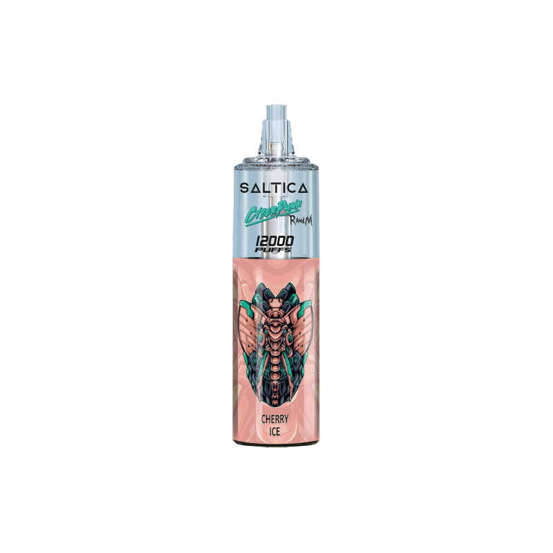 Saltica Cyberpunk 12000 Cherry Ice Uygun fiyatlı Saltica Cyberpunk 12000 puf kullan-at vape bar, taze kiraz buz aroması ve güçlü salt nikotin ile uzun süreli keyif sunar.