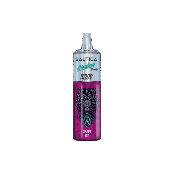 Uygun fiyatıyla 12000 puf kapasiteli Saltica Cyberpunk Grape Ice, ferah üzüm ve buz serinliğinde salt nikotin keyfi sunar.