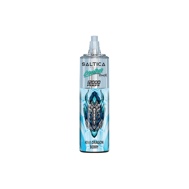 Saltica Cyberpunk 12000 Kiwi Dragon Berry 12000 pufluk taze kivi ve dragon berry aromalı salt nikotin vape bar uygun fiyatlı seçenek.
