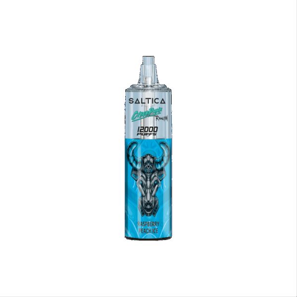Saltica Cyberpunk 12000 puf ahududu şeftali buzlu salt nikotin kullan-at vape bar uygun fiyatıyla ferahlatıcı bir deneyim sunuyor.
