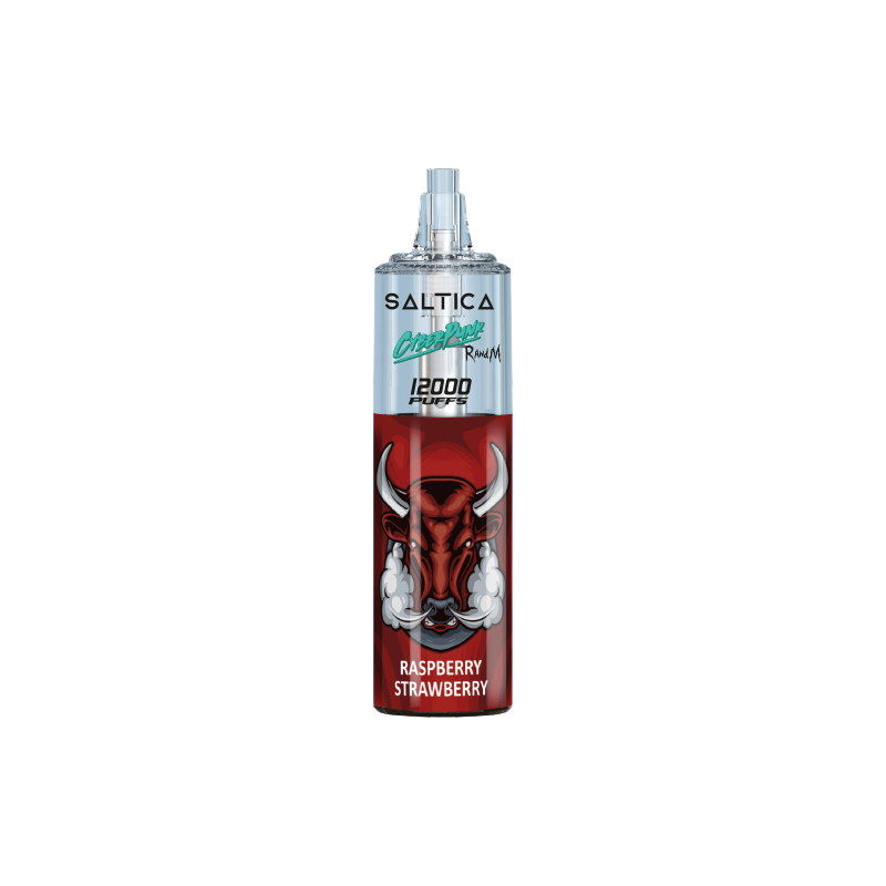 Saltica Cyberpunk 12000 Ahududu Çilek Uygun fiyatlı Saltica Cyberpunk 12000 puf vape bar, ahududu ve çilek aromasıyla yüksek kapasiteli salt nikotin sunar.