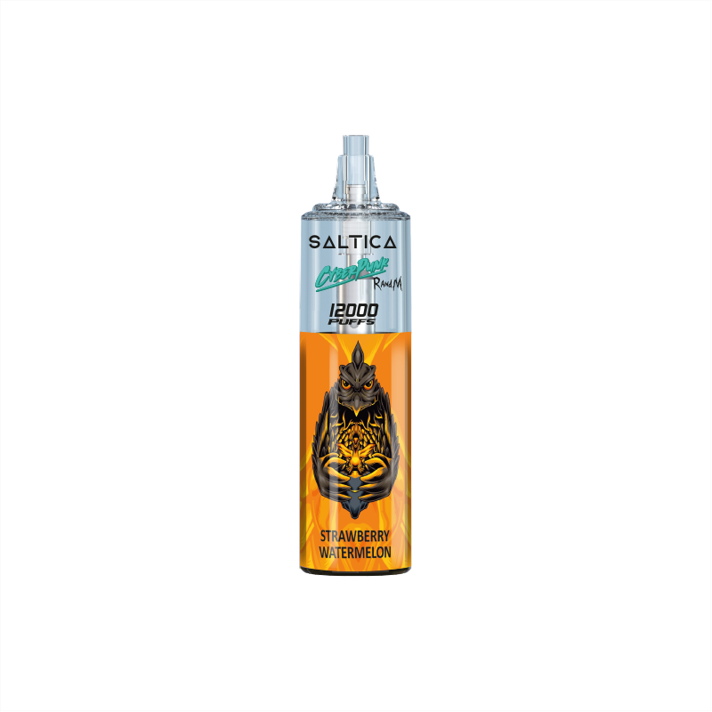 Saltica Cyberpunk 12000 Strawberry Watermelon Uygun fiyatlı Saltica Cyberpunk 12000, ferah çilek ve tatlı karpuz aromalı salt nikotin kullan at vape bardır.