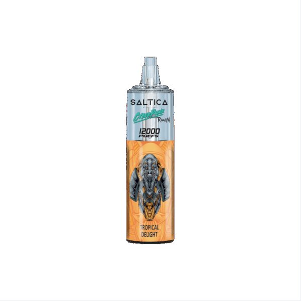 Uygun fiyatlı Saltica Cyberpunk 12000 Tropical Delight, tropikal meyve aroması ve hazır salt nikotin ile uzun süreli kullanım sunar.