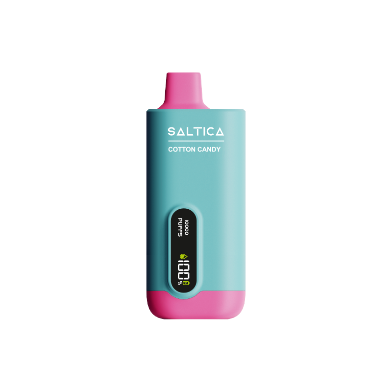 Saltica Ekranlı 10000 Cotton Candy Kullan At Vape Bar Fiyatı Uygun fiyatıyla 10000 puf sunan ekranlı Saltica Cotton Candy kullan-at vape bar, pratik ve uzun süreli keyif sağlar.