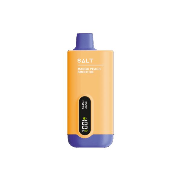 Uygun fiyatlı Saltica ekranlı 10000 Mango Peach Smoothie kullan-at vape bar, uzun ömürlü salt nikotin keyfi sunar.