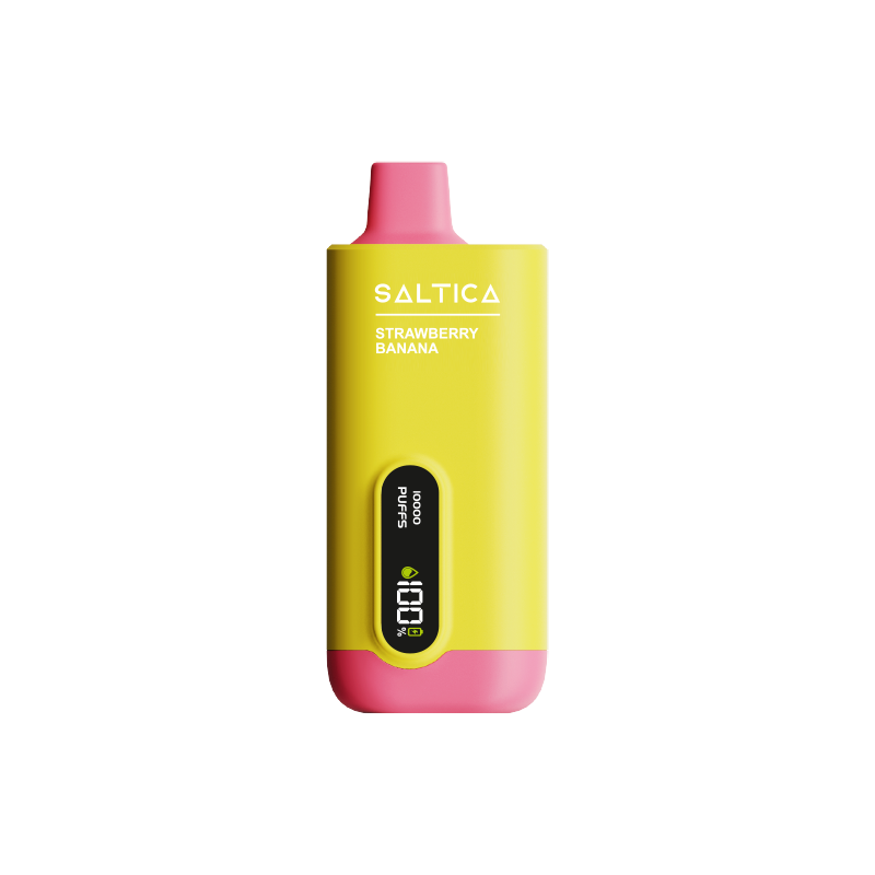 Saltica Ekranlı 10000 Strawberry Banana Kullan At Vape Bar Saltica ekranlı 10000 puf Strawberry Banana vape bar, uygun fiyatıyla uzun ömürlü salt nikotin keyfi sunar.