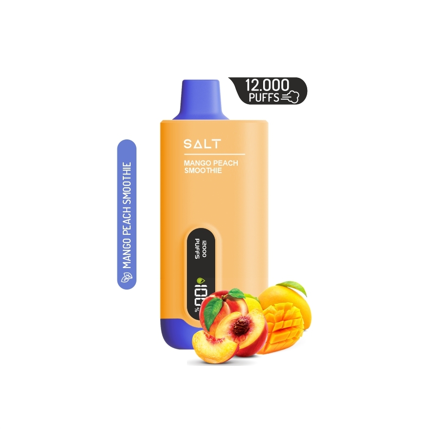 Saltica Ekranlı 12000 Mango Peach Smoothie Saltica Ekranlı 12000 Mango Peach Smoothie, taze meyve aromasını uygun fiyatla ve salt nikotinle sunan pratik bir kullan-at vape.