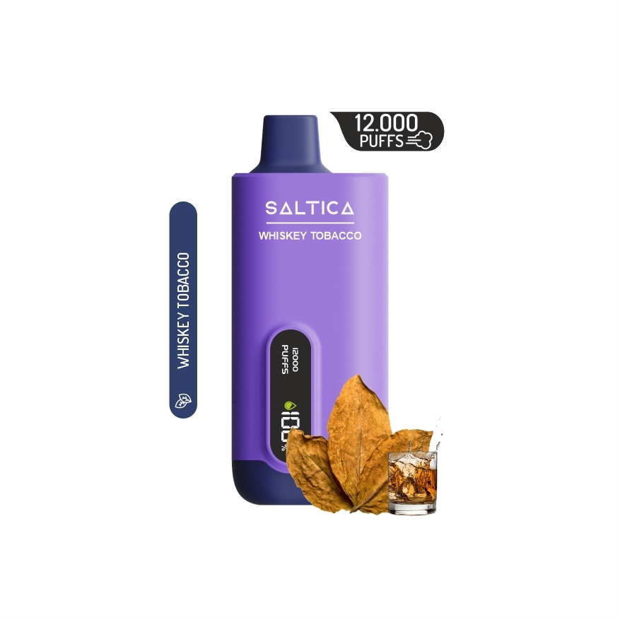 Saltica Ekranlı 12000 Whiskey Tobacco Kullan At Vape Bar Saltica Ekranlı 12000 Whiskey Tobacco ile uygun fiyata uzun ömürlü salt nikotin keyfini ekranlı takip edin.