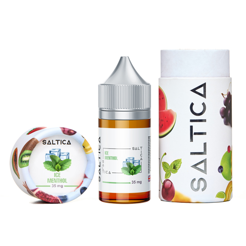 Saltica Ice Menthol Salt Likit, yoğun mentol ferahlığı ve uygun fiyatlı salt nikotin formülüyle etkileyici bir tat sunar.