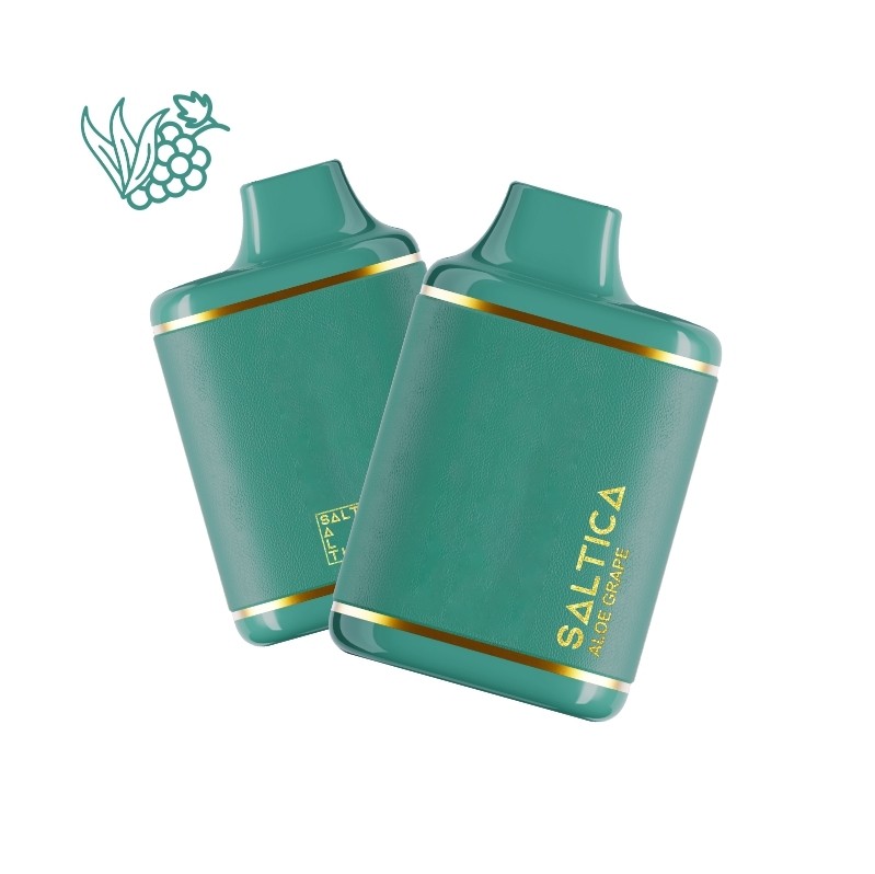 Saltica Leather 7000 Aloe Grape Ferah aloe ve tatlı üzüm aromalı Saltica Leather 7000, salt nikotin ile 7000 pufta uygun fiyatlı keyif sunar.