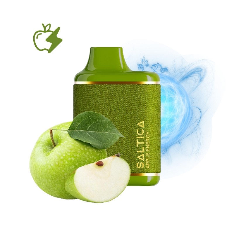 Saltica Leather 7000 Apple Energy Uygun fiyatlı Saltica Leather 7000 Apple Energy kullan-at vape bar, taze elma ve enerji aromalarıyla salt nikotin keyfi sunar.