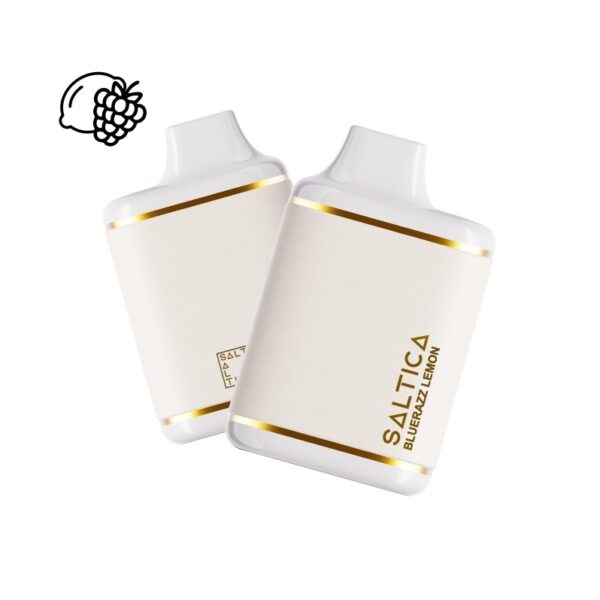 Ferah yaban mersini ve limon aromalı Saltica Leather 7000, salt nikotin ile uzun süreli kullanım sunan uygun fiyatlı bir vape bar.